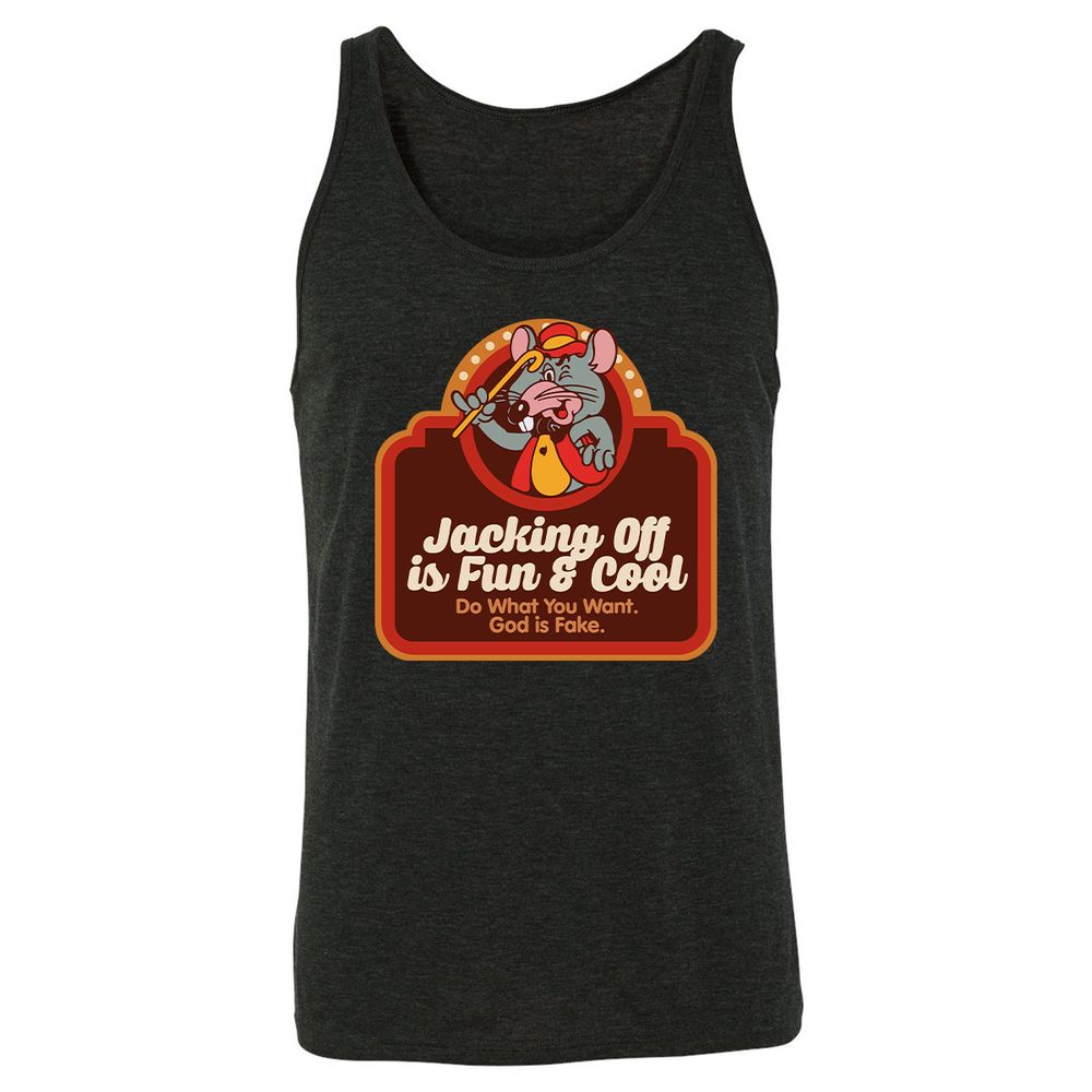 Unisex Jersey Tank - SUJKR6GP - Charcoal Black Triblend - 5