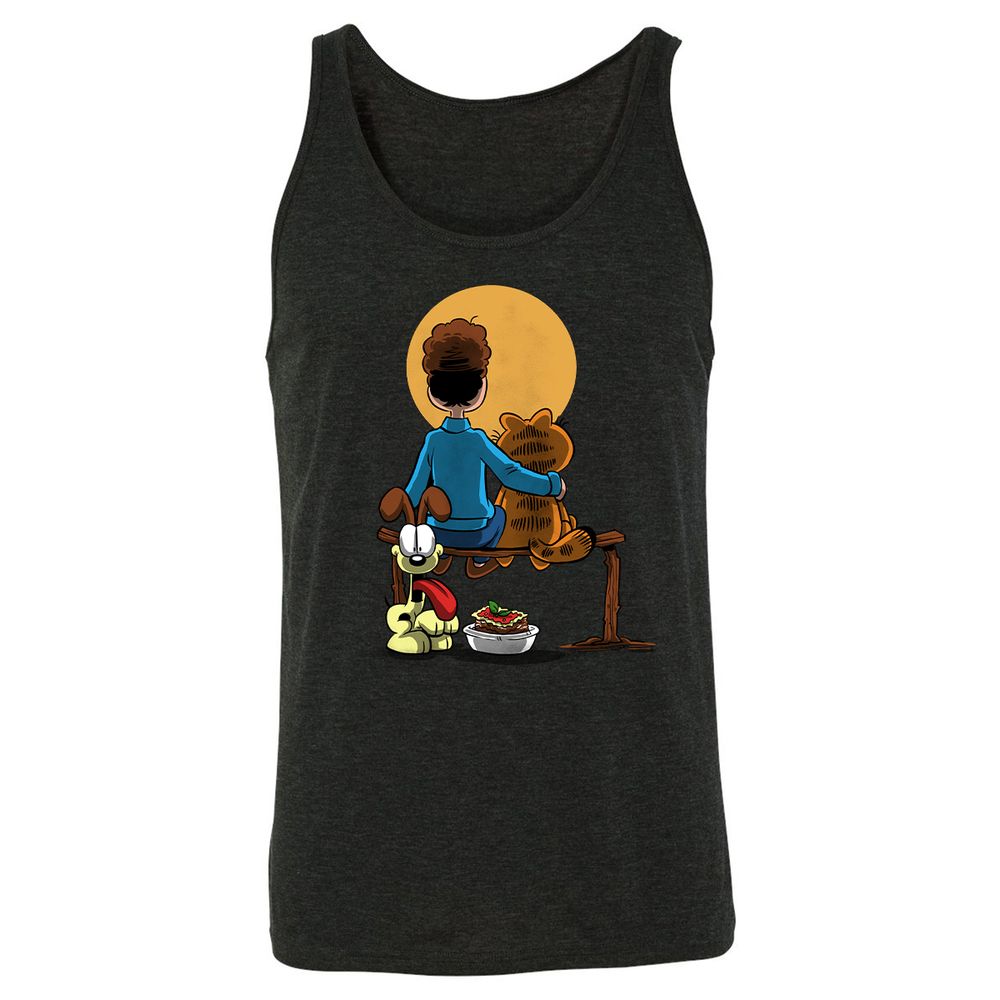 Unisex Jersey Tank - 7TUQ4R2V - Charcoal Black Triblend - 5