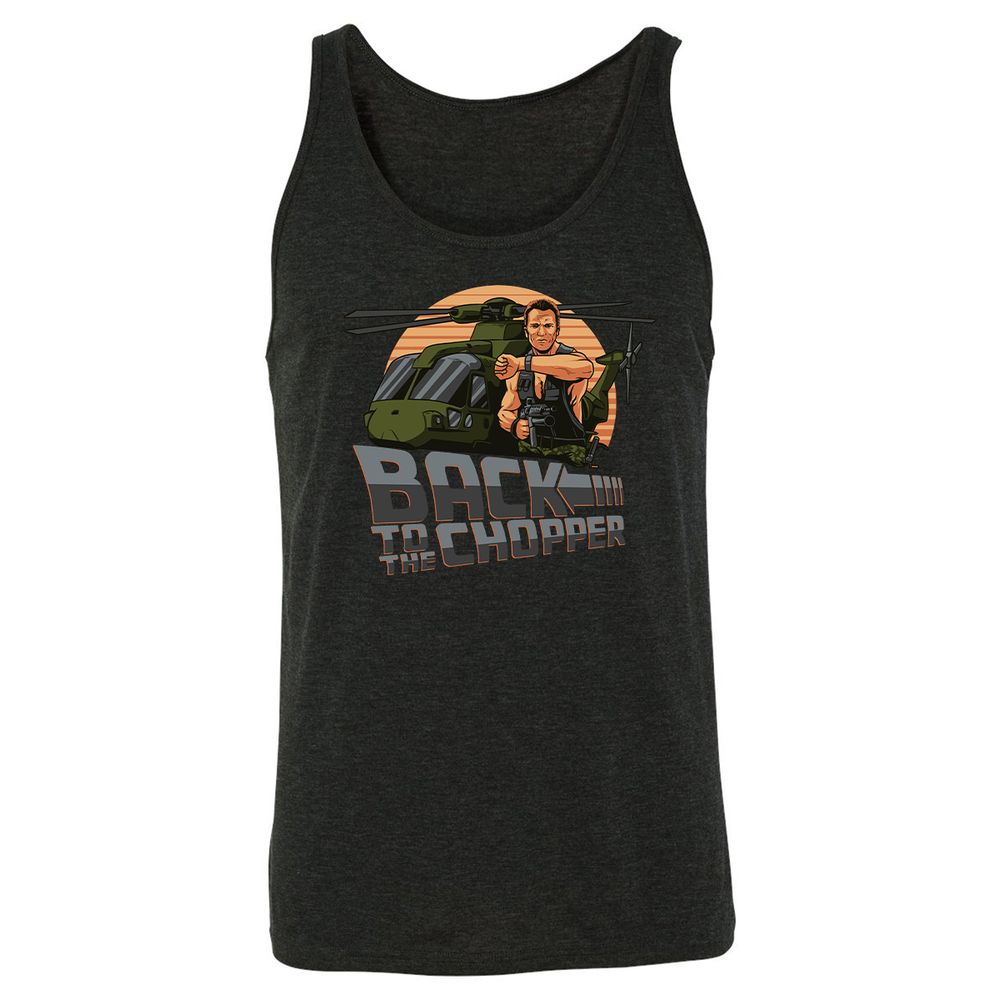 Unisex Jersey Tank - QJZC8J2L - Charcoal Black Triblend - 5