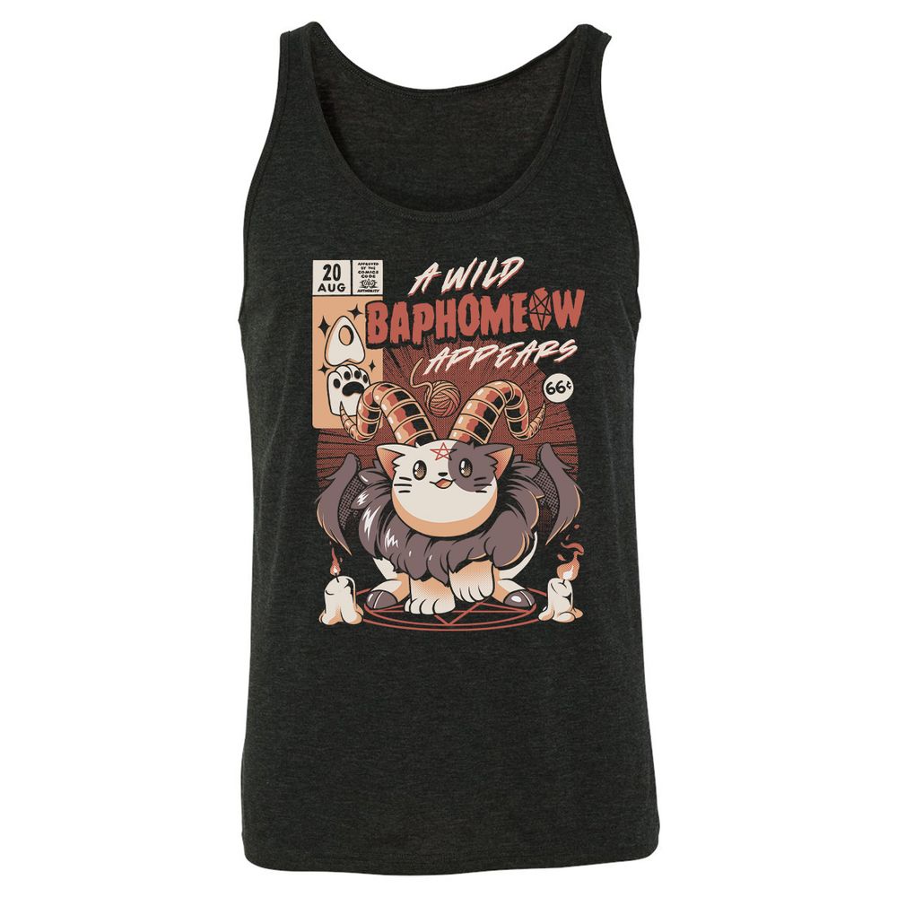 Unisex Jersey Tank - QTSVBYAN - Charcoal Black Triblend - 5