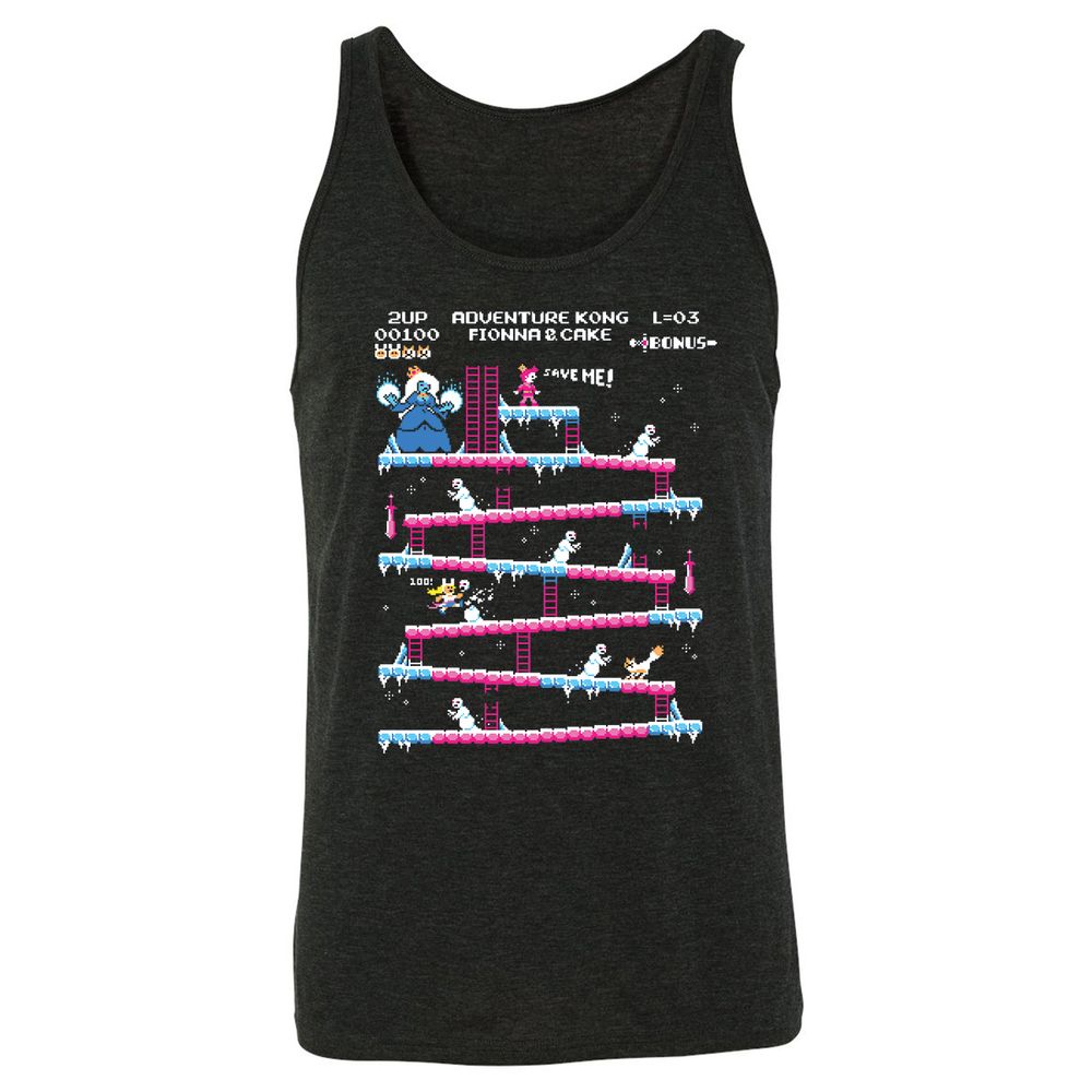 Unisex Jersey Tank - UVVGDRDZ - Charcoal Black Triblend - 5