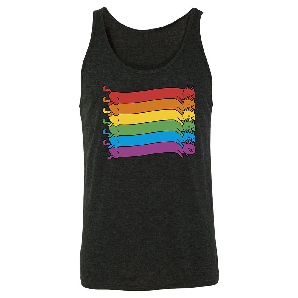 Unisex Jersey Tank - 8QDUSBRT - Charcoal Black Triblend - 5