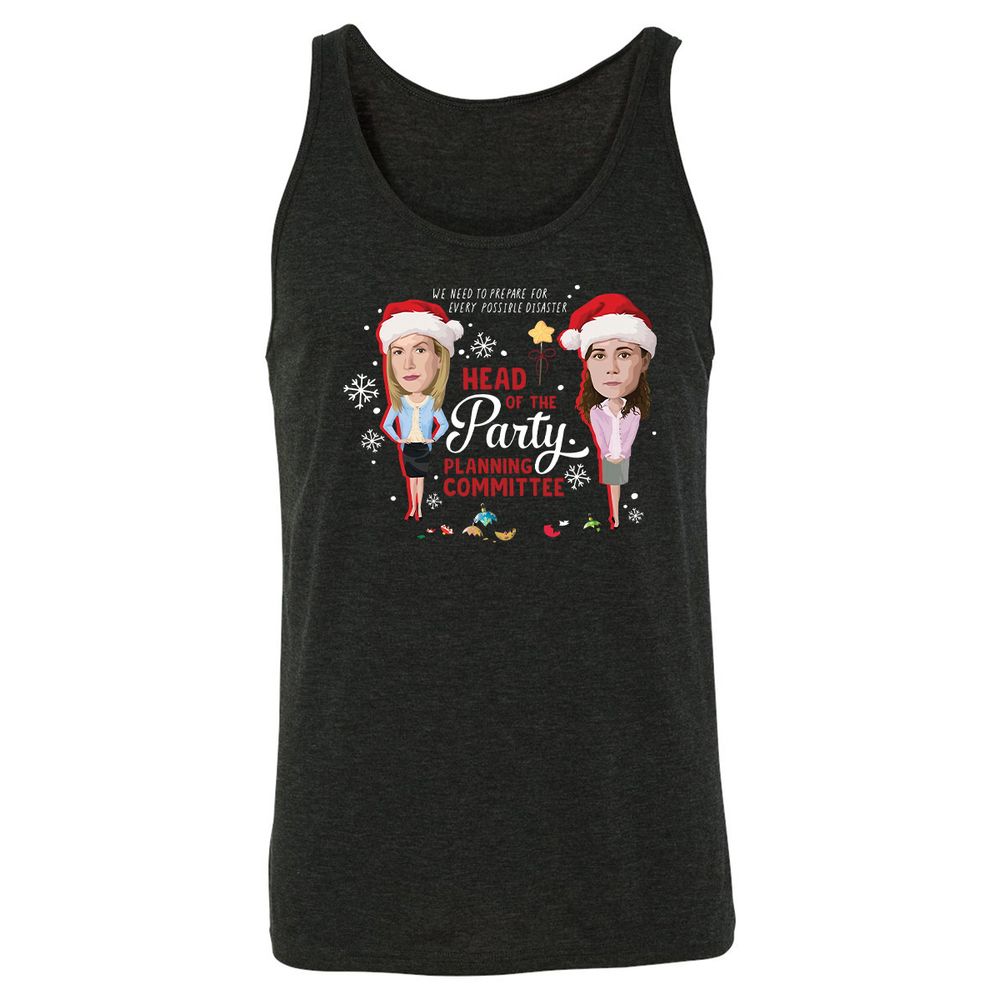 Head Of The Party Planning Committee Christmas - Charcoal Black Triblend - 5