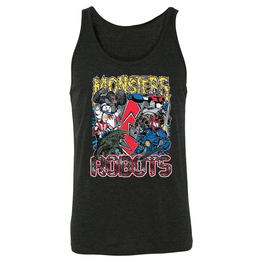 Unisex Jersey Tank - D1ZLQJF6 - Charcoal Black Triblend - 5