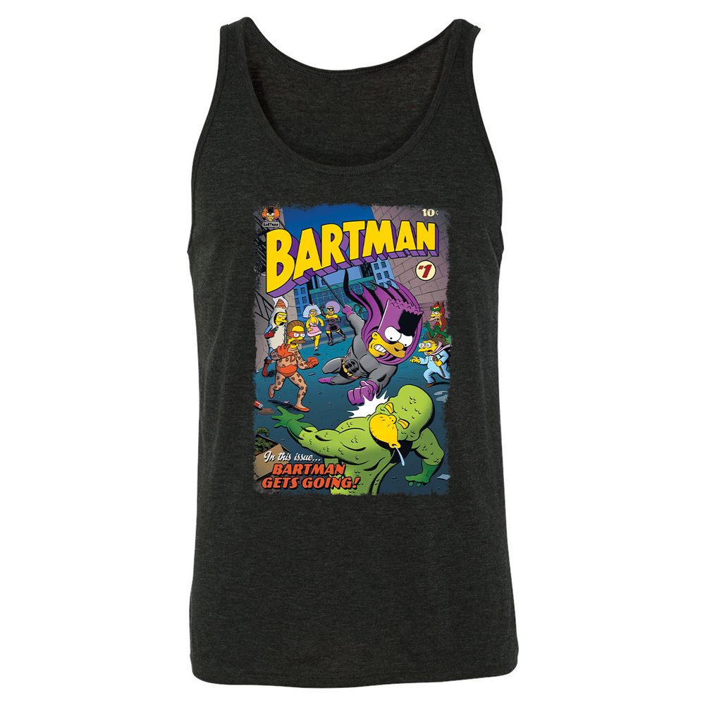 Unisex Jersey Tank - 5AT74CNE - Charcoal Black Triblend - 5