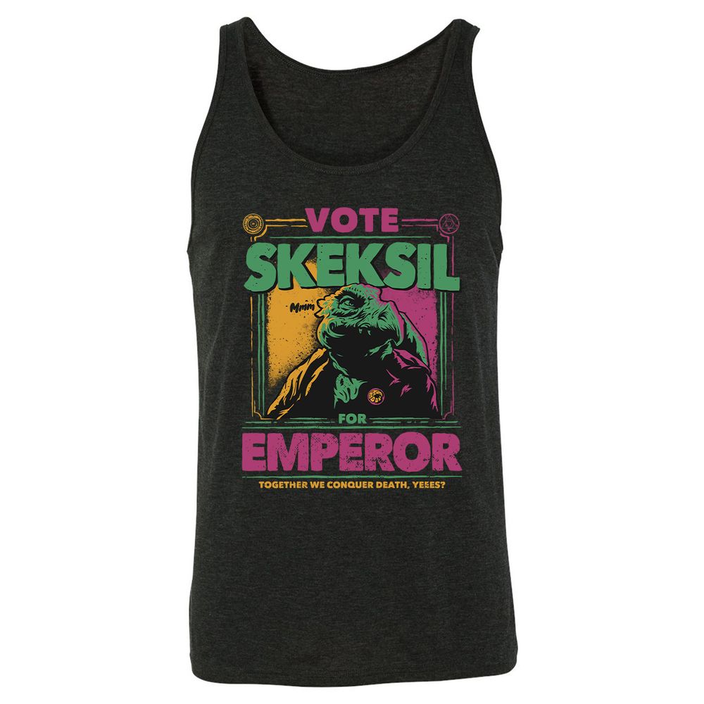 Unisex Jersey Tank - 751DRZ93 - Charcoal Black Triblend - 5