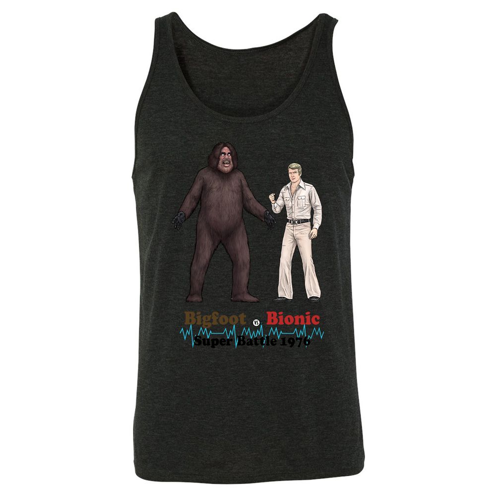 Unisex Jersey Tank - Q6FNMMTW - Charcoal Black Triblend - 5