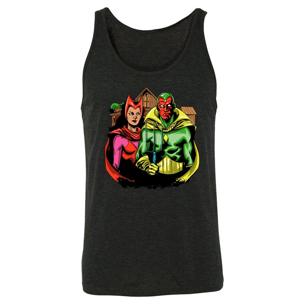 Unisex Jersey Tank - U64CUP2L - Charcoal Black Triblend - 5