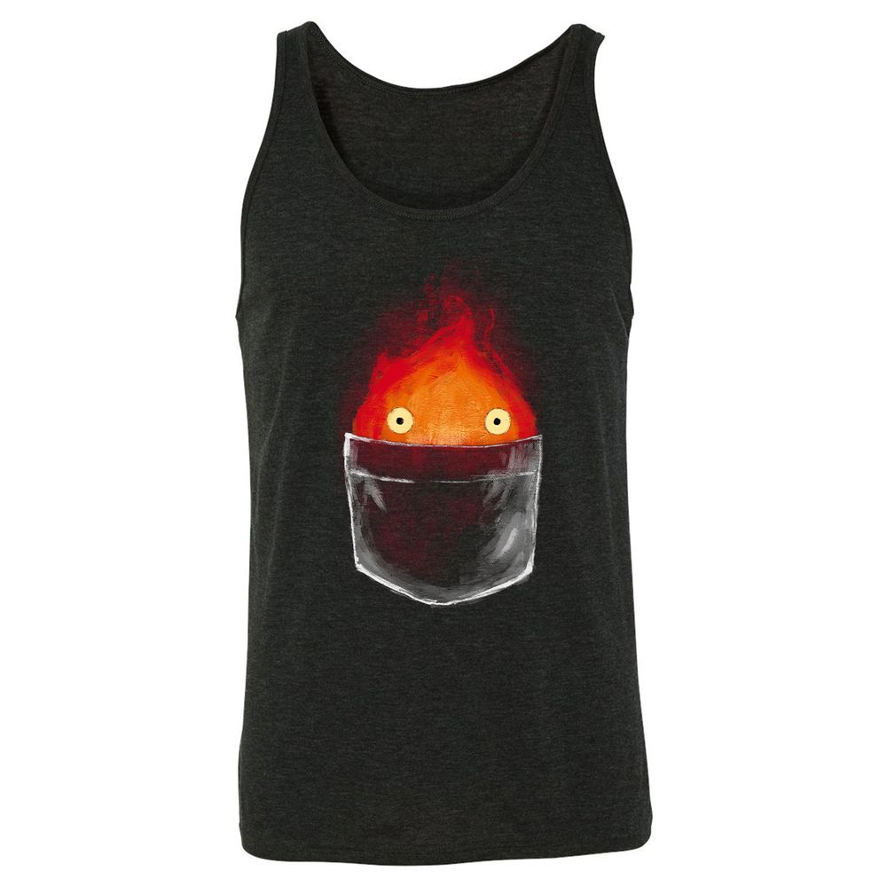 Unisex Jersey Tank - VD9VSYB6 - Charcoal Black Triblend - 5