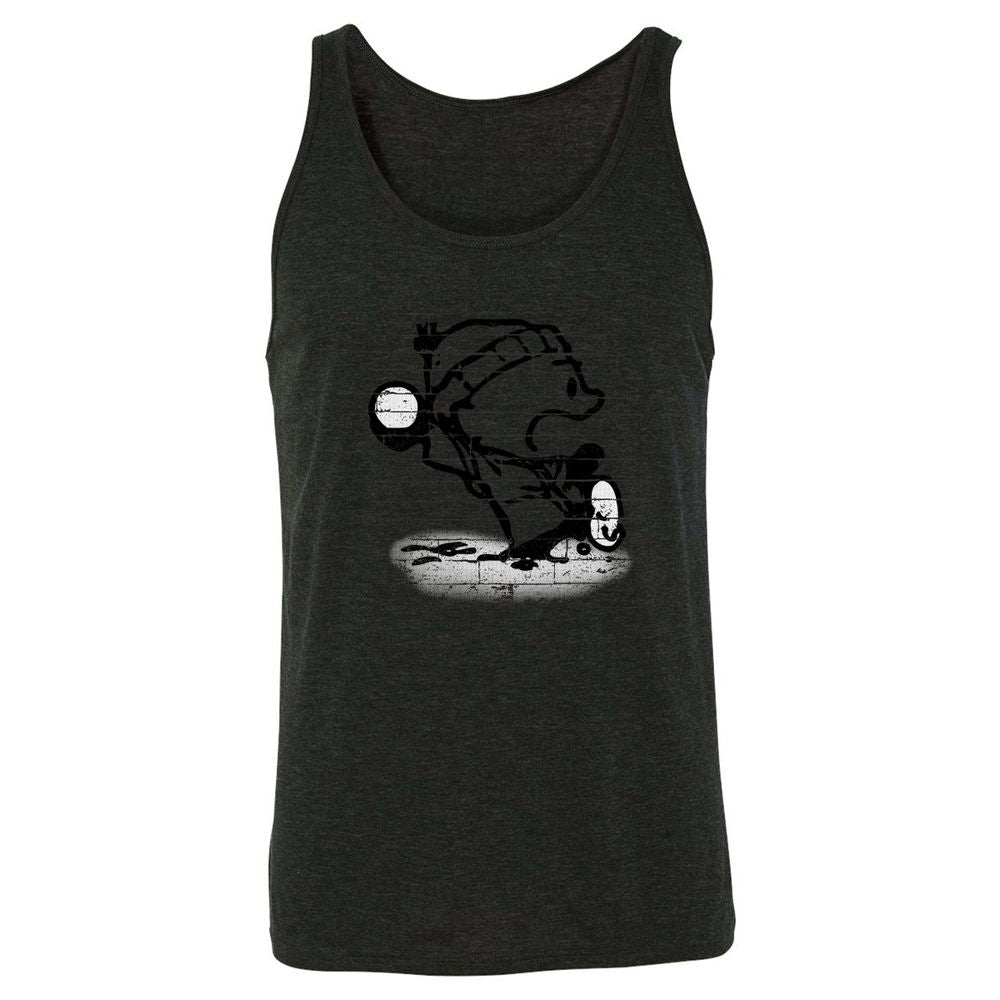 Unisex Jersey Tank - H4KDJTKC - Charcoal Black Triblend - 5