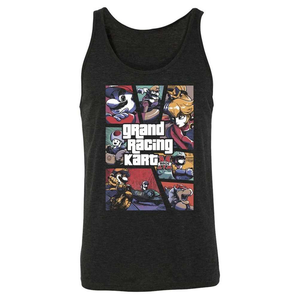 Unisex Jersey Tank - BRG9P3PV - Charcoal Black Triblend - 5