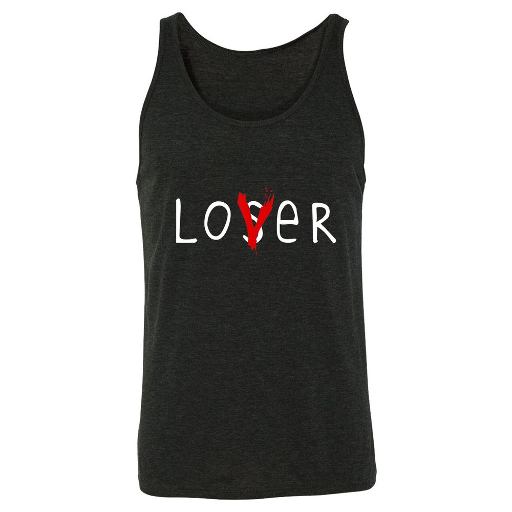 Unisex Jersey Tank - JYLVFQTF - Charcoal Black Triblend - 5