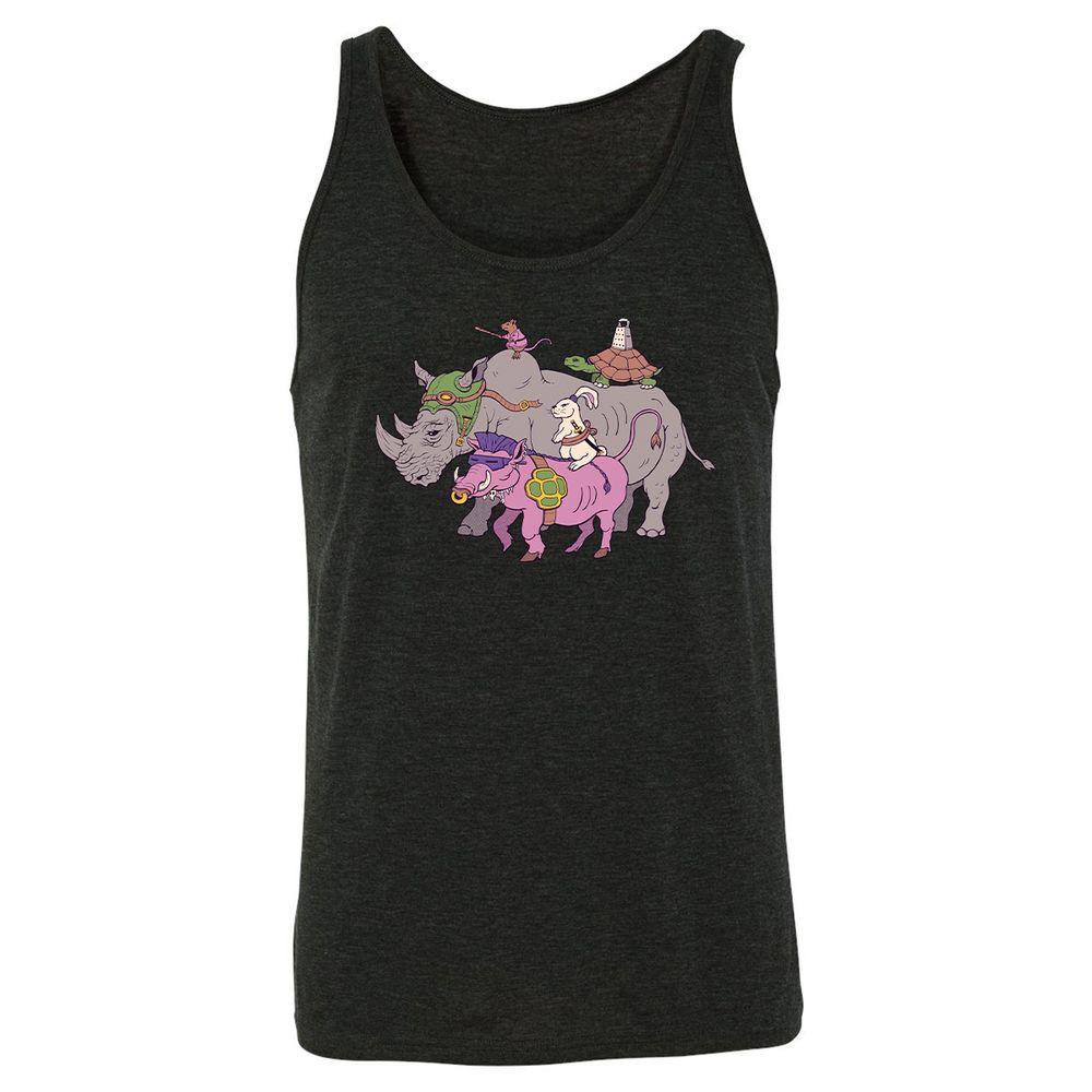 Unisex Jersey Tank - CAWAZ2N2 - Charcoal Black Triblend - 5
