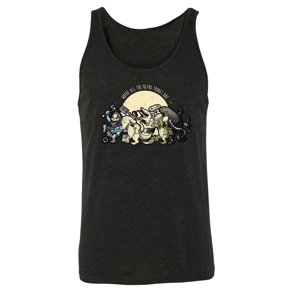 Unisex Jersey Tank - 6Q5TZUXF - Charcoal Black Triblend - 5