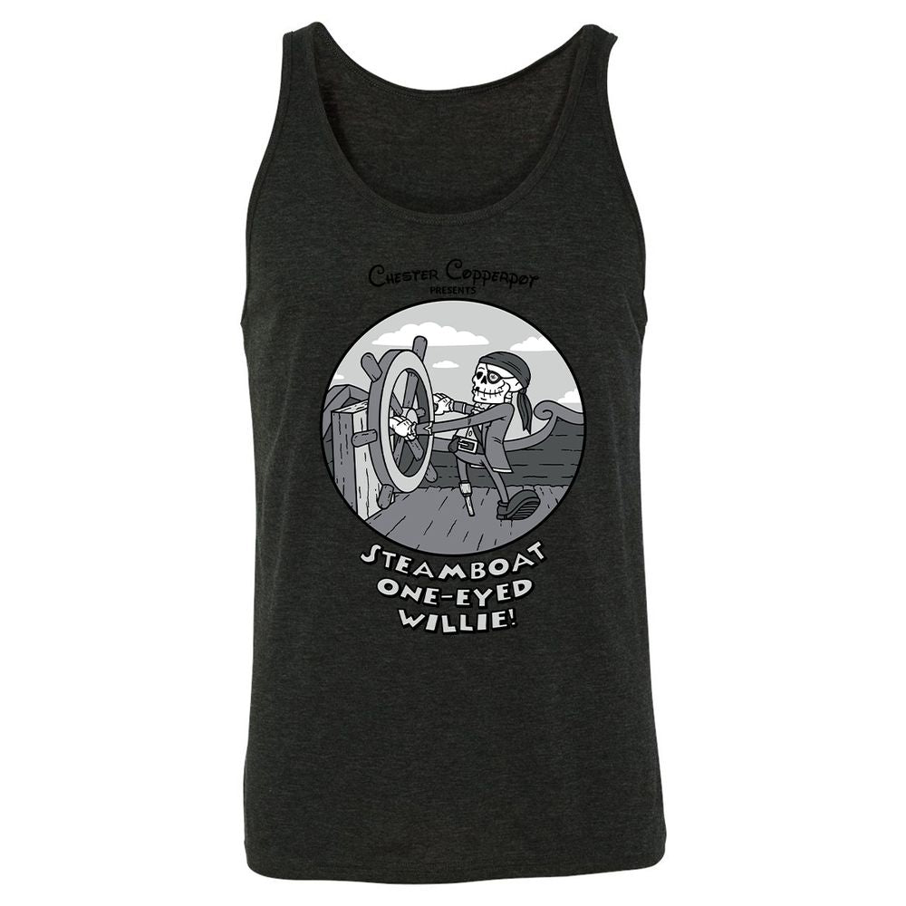Unisex Jersey Tank - JX77AAGK - Charcoal Black Triblend - 5