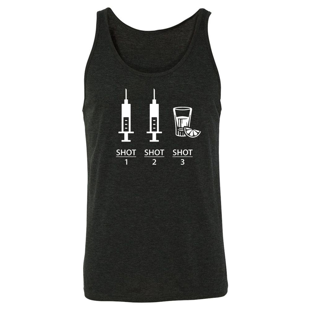 Unisex Jersey Tank - FEM1PW56 - Charcoal Black Triblend - 5