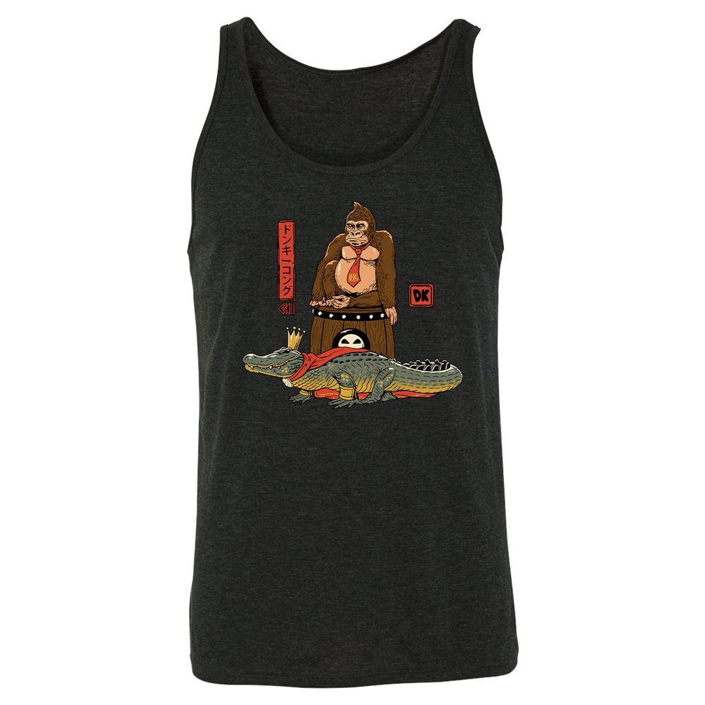 Unisex Jersey Tank - ZSMFGU35 - Charcoal Black Triblend - 5