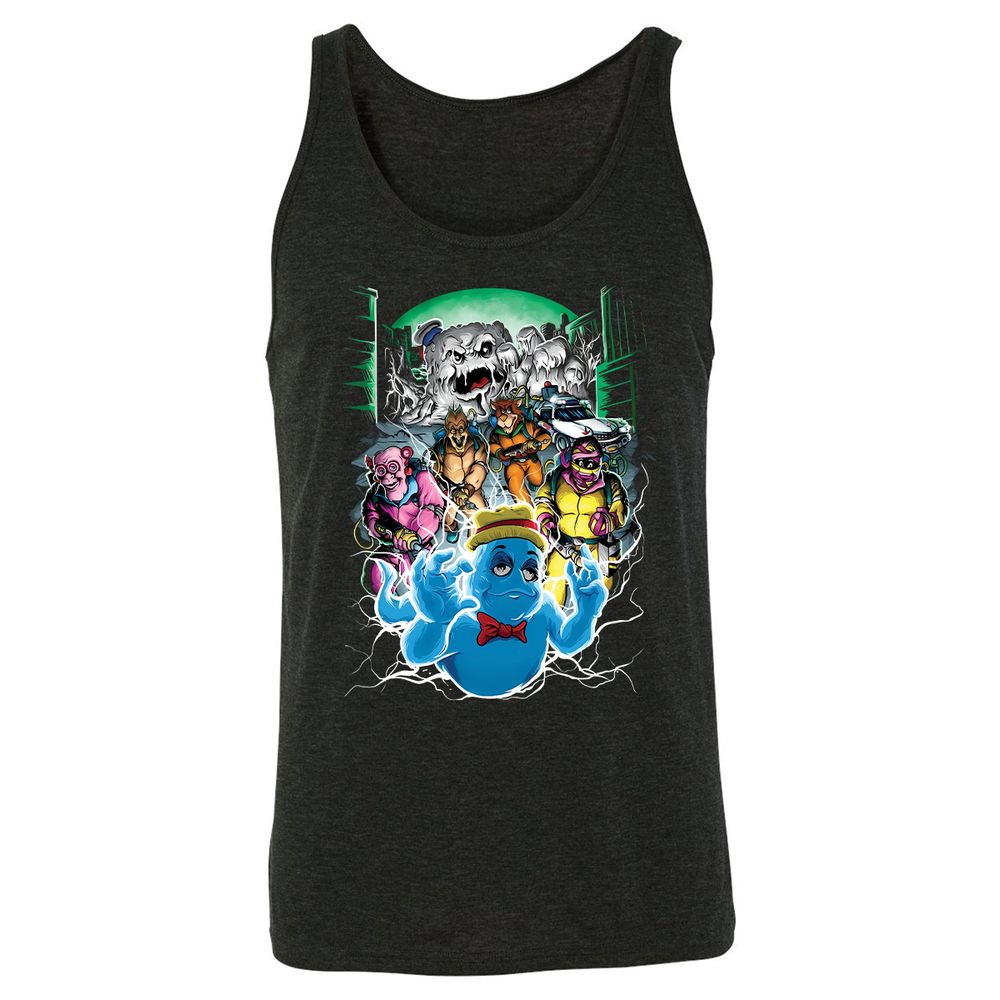 Unisex Jersey Tank - NPBYHGNT - Charcoal Black Triblend - 5