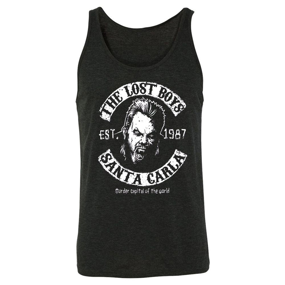 Unisex Jersey Tank - MYPSTUKY - Charcoal Black Triblend - 5