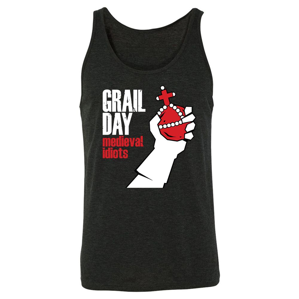 Unisex Jersey Tank - U4SYRXER - Charcoal Black Triblend - 5