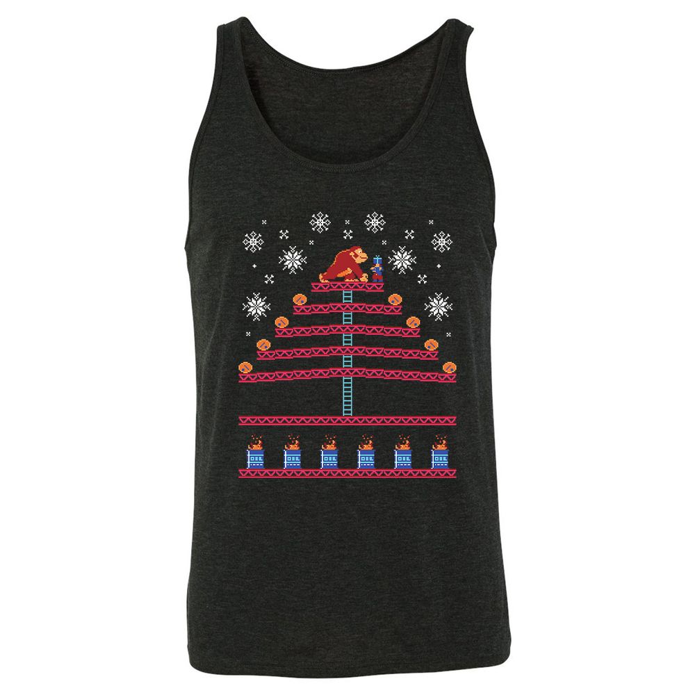 Unisex Jersey Tank - 9JR75679 - Charcoal Black Triblend - 5