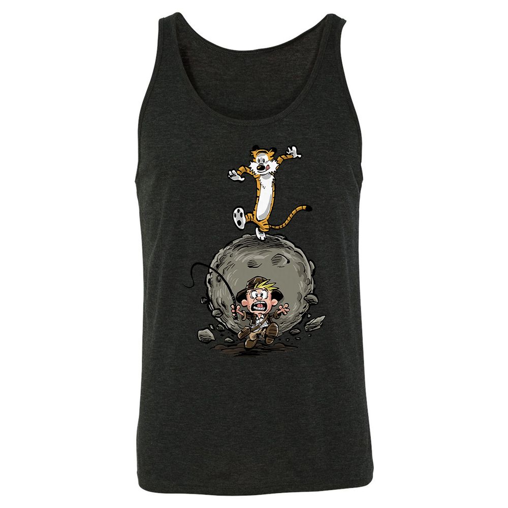 Unisex Jersey Tank - B6V2NNYM - Charcoal Black Triblend - 5