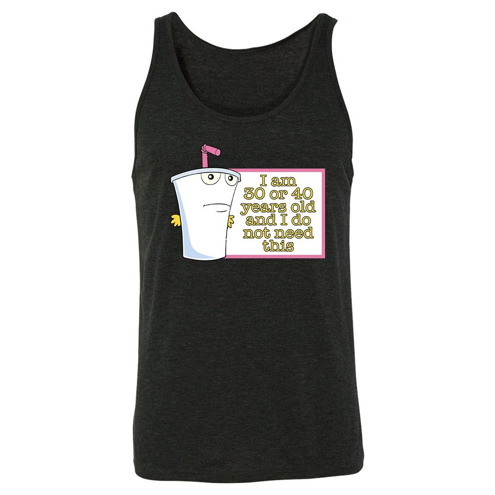 Unisex Jersey Tank - CJVKK1FN - Charcoal Black Triblend - 5