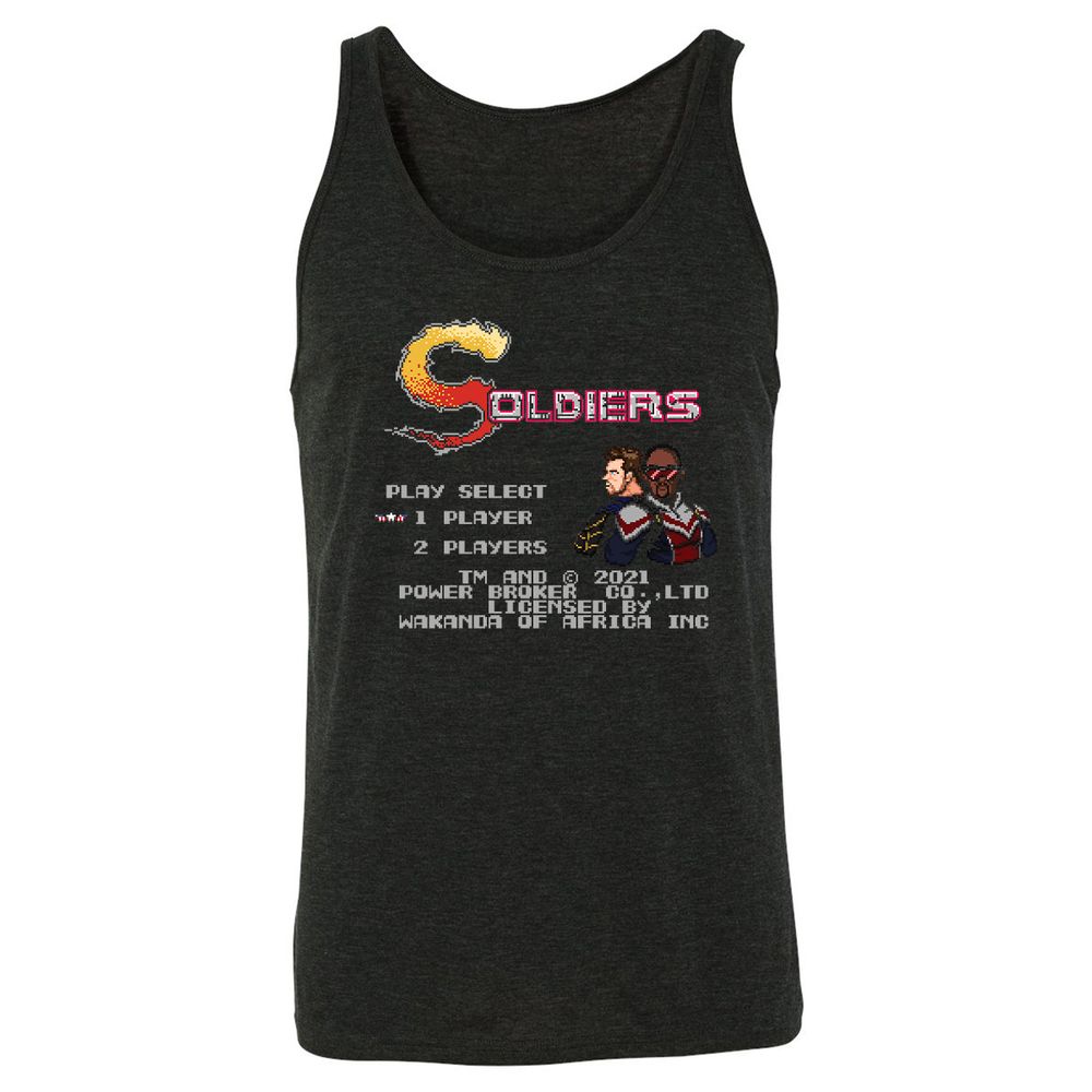 Unisex Jersey Tank - MHV8F6WJ - Charcoal Black Triblend - 5