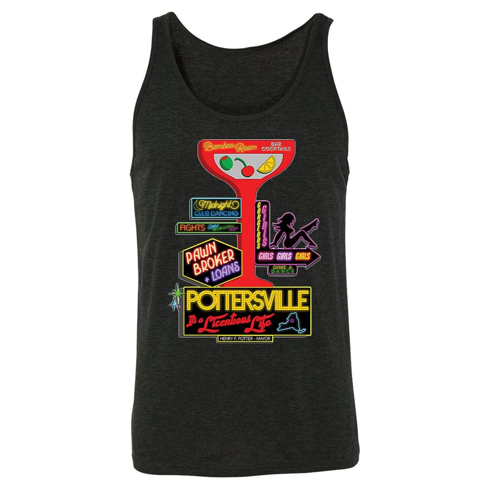 Unisex Jersey Tank - AHAQE46V - Charcoal Black Triblend - 5