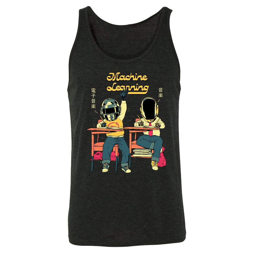 Unisex Jersey Tank - RSCWZK9X - Charcoal Black Triblend - 5
