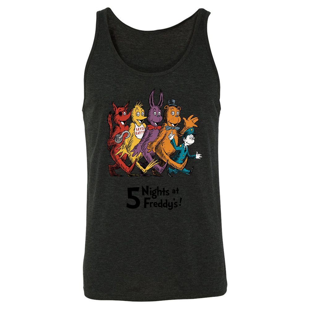 Unisex Jersey Tank - PXQCJK4S - Charcoal Black Triblend - 5