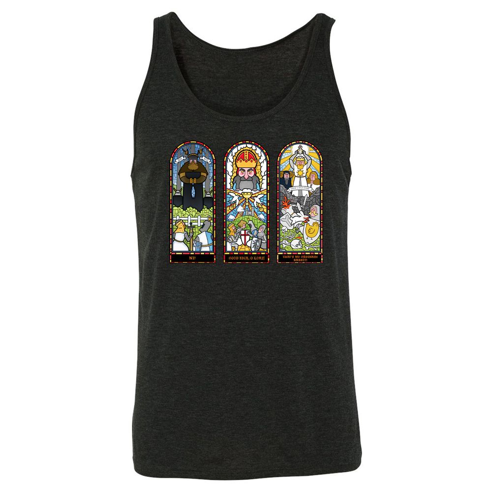 Unisex Jersey Tank - YVTK43QN - Charcoal Black Triblend - 5