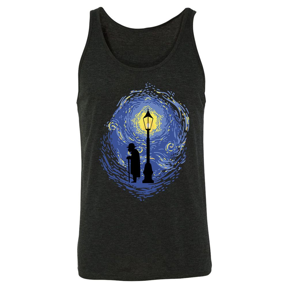 Unisex Jersey Tank - 4WMQZDYH - Charcoal Black Triblend - 5