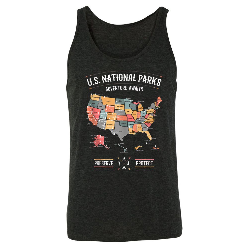 Unisex Jersey Tank - X9MUYREP - Charcoal Black Triblend - 5