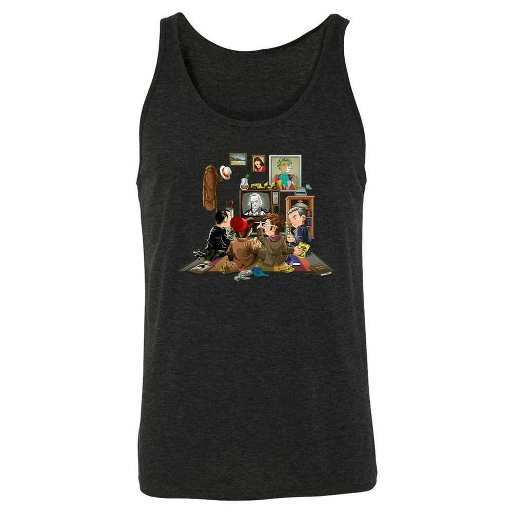 Unisex Jersey Tank - HA8S2P3A - Charcoal Black Triblend - 5