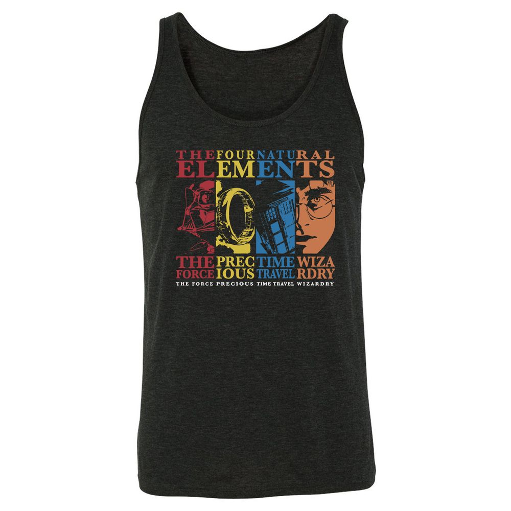 Unisex Jersey Tank - 92CCX5CT - Charcoal Black Triblend - 5