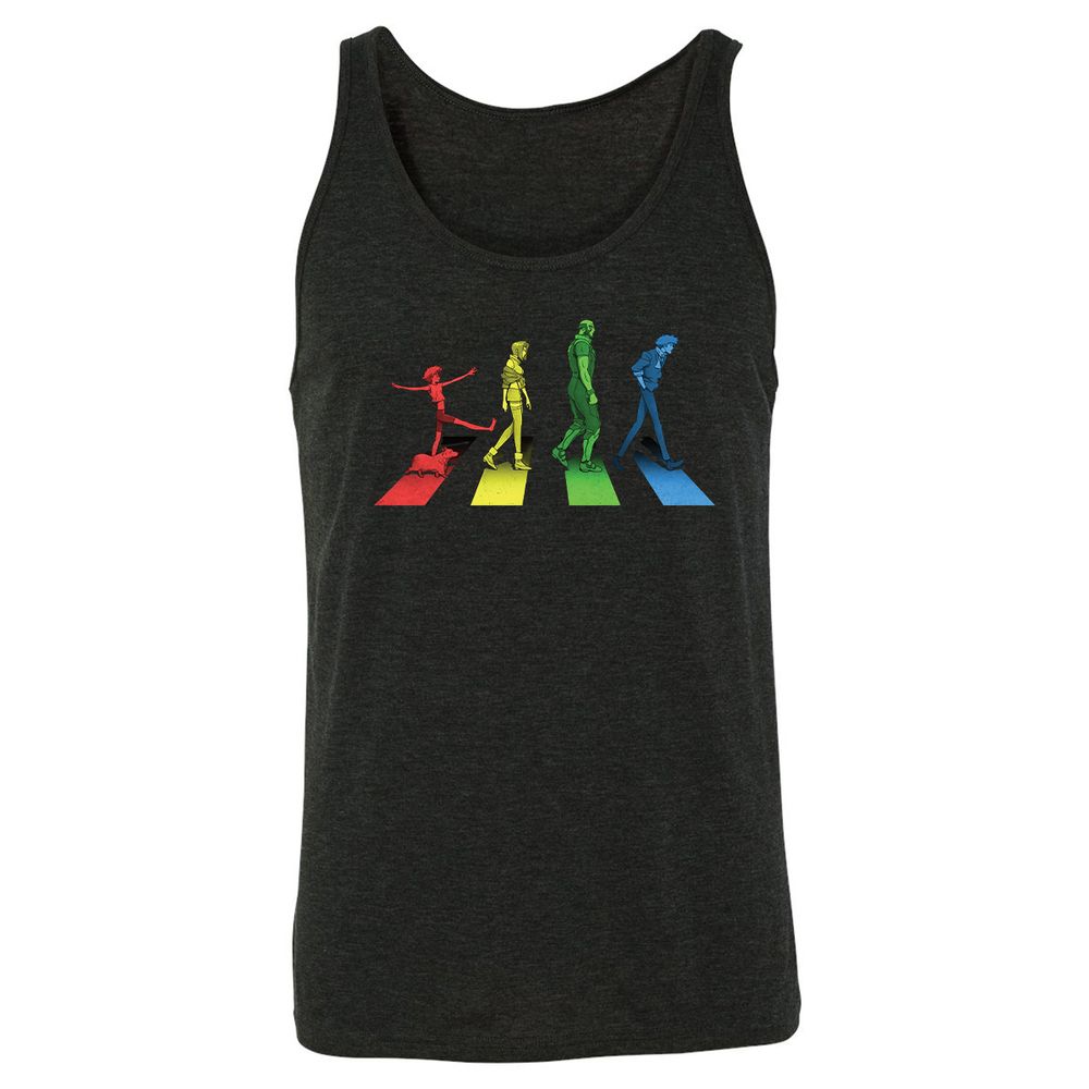 Unisex Jersey Tank - 1XDMYPYE - Charcoal Black Triblend - 5
