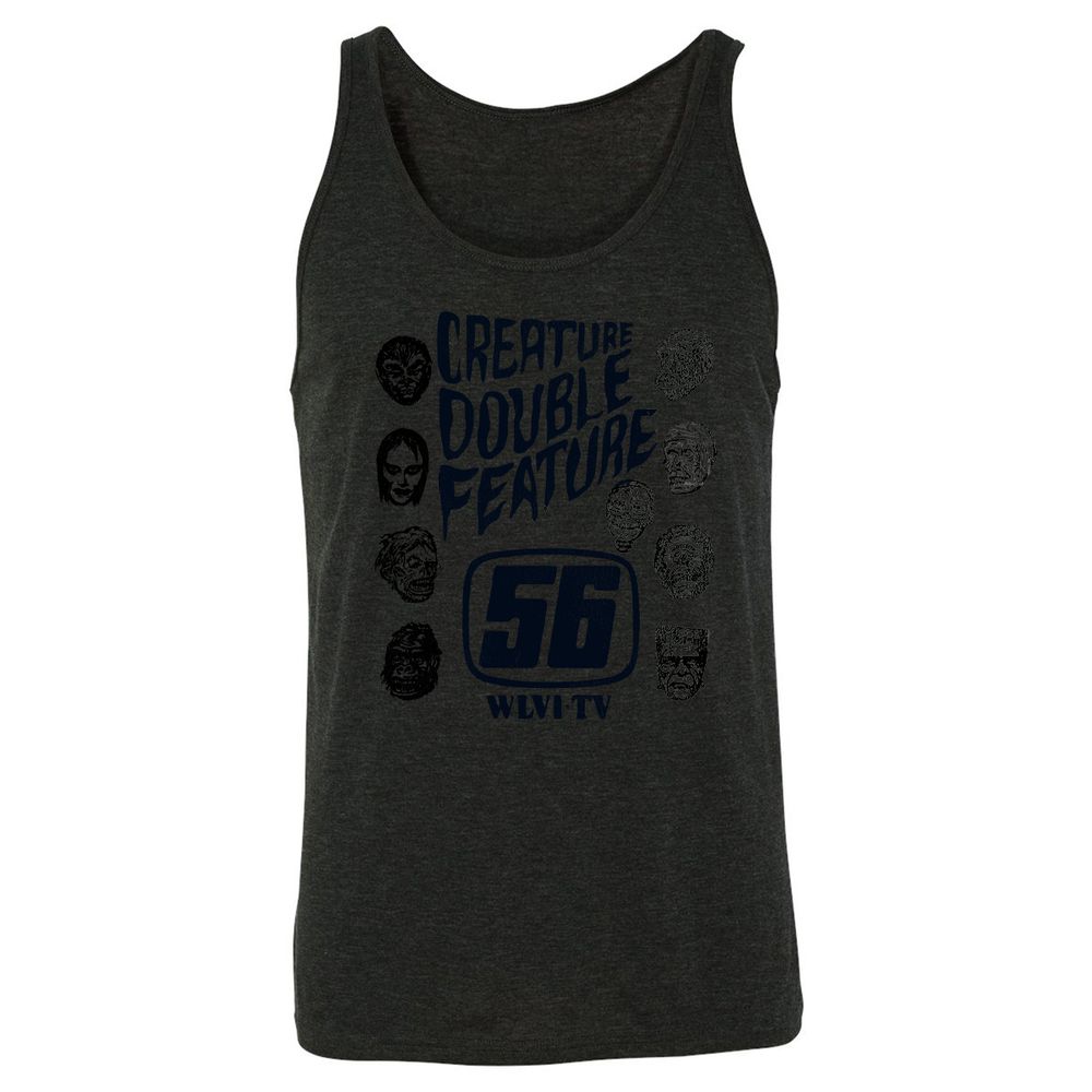 Unisex Jersey Tank - UT326DJ8 - Charcoal Black Triblend - 5