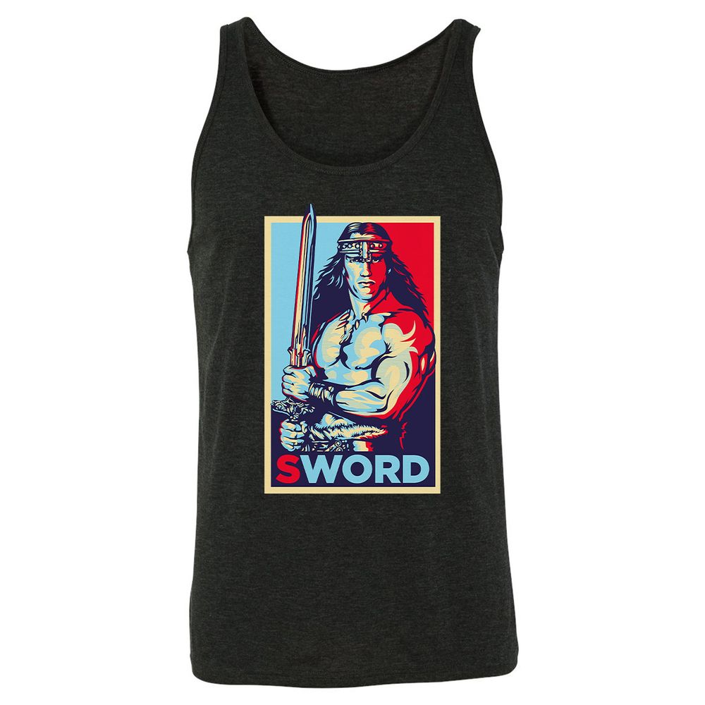 Unisex Jersey Tank - GX6QMY67 - Charcoal Black Triblend - 5