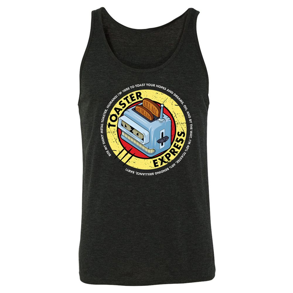 Unisex Jersey Tank - 1KLQ4K51 - Charcoal Black Triblend - 5
