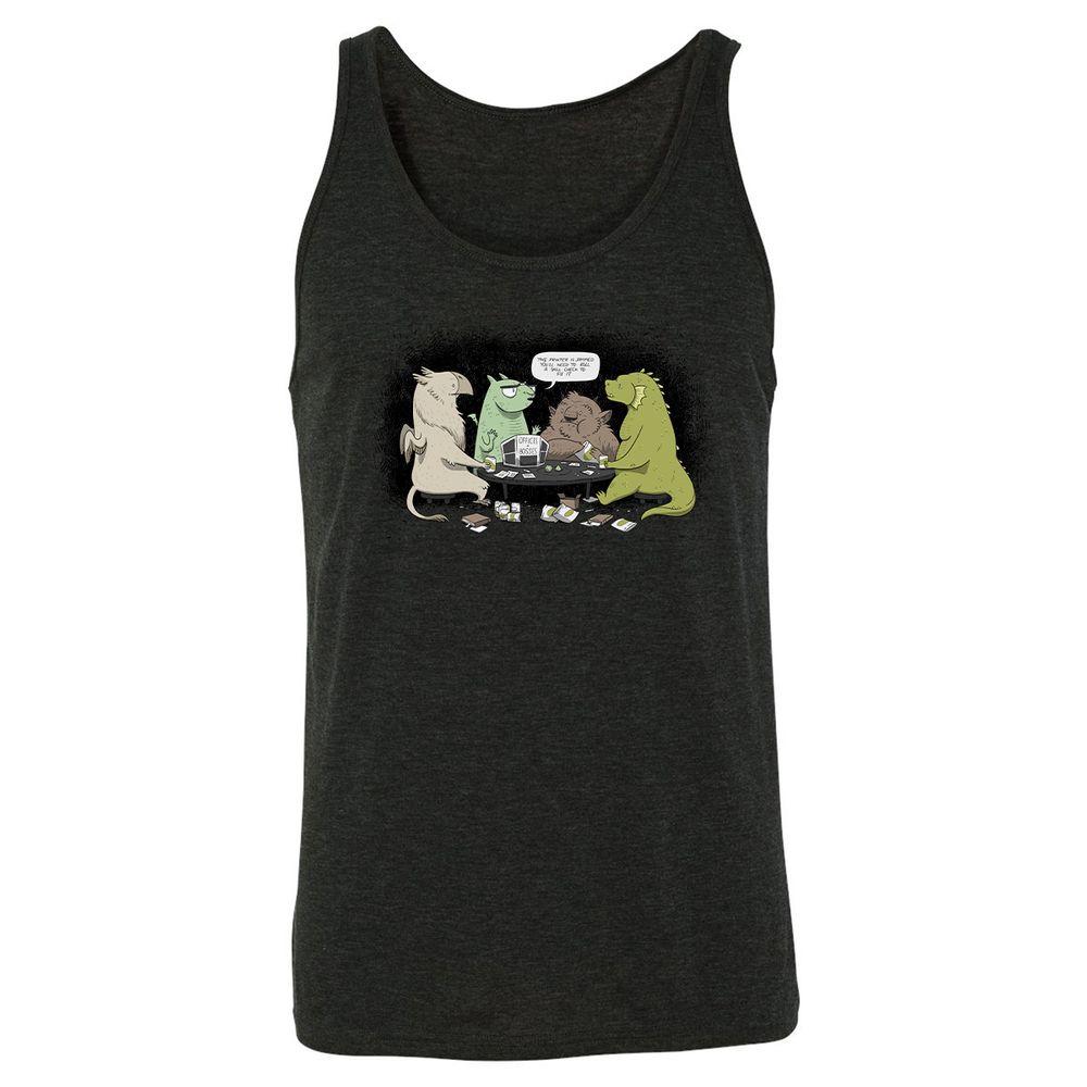 Unisex Jersey Tank - EFAJR6JM - Charcoal Black Triblend - 5