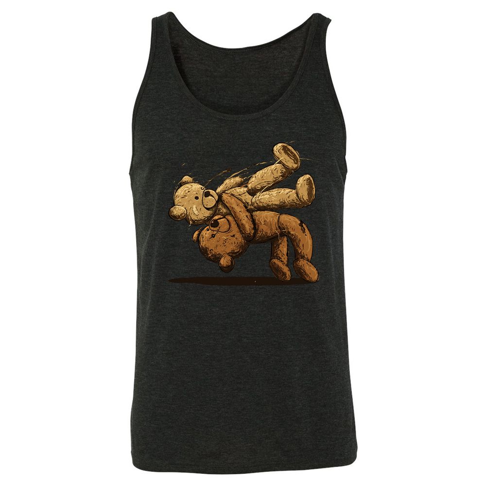 Unisex Jersey Tank - 6F5Q3T7R - Charcoal Black Triblend - 5