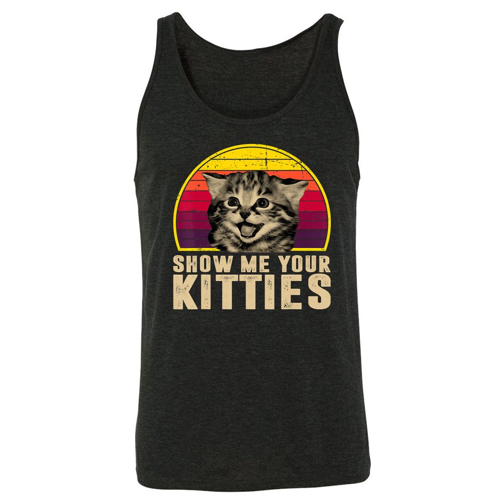 Unisex Jersey Tank - TDHRXMHP - Charcoal Black Triblend - 5