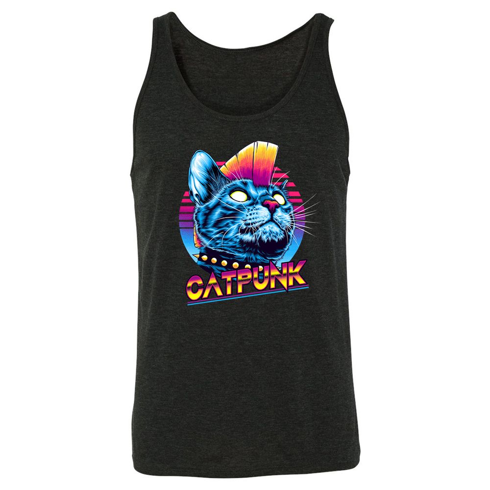 Unisex Jersey Tank - NALY8KSE - Charcoal Black Triblend - 5