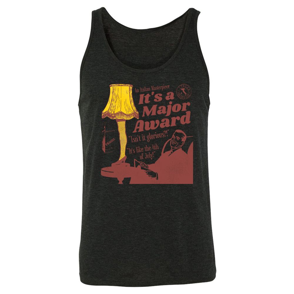 A Christmas Story Leg Lamp - Charcoal Black Triblend - 5