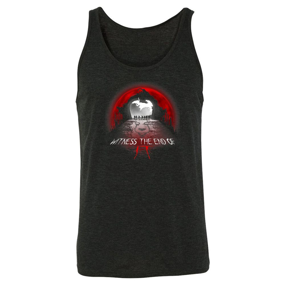 Unisex Jersey Tank - 1X3451E6 - Charcoal Black Triblend - 5