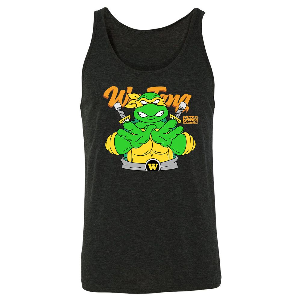 Tmnt is for children - Charcoal Black Triblend - 5
