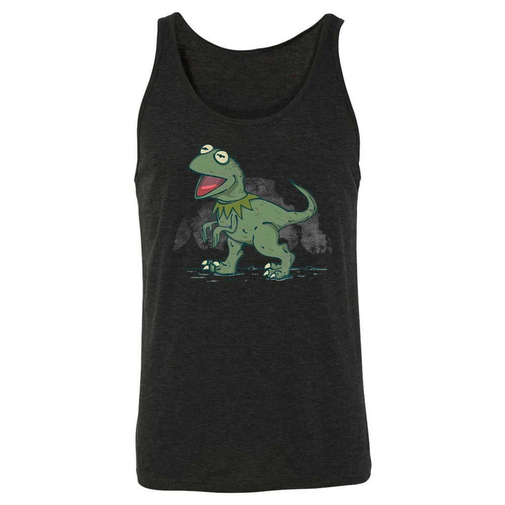 Unisex Jersey Tank - KNTKSKSX - Charcoal Black Triblend - 5