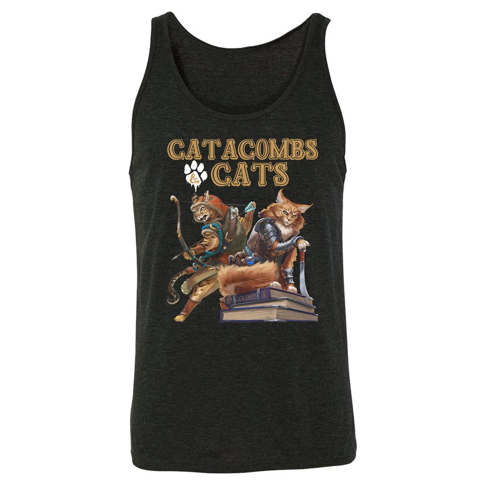 Unisex Jersey Tank - UKZ33DCF - Charcoal Black Triblend - 5