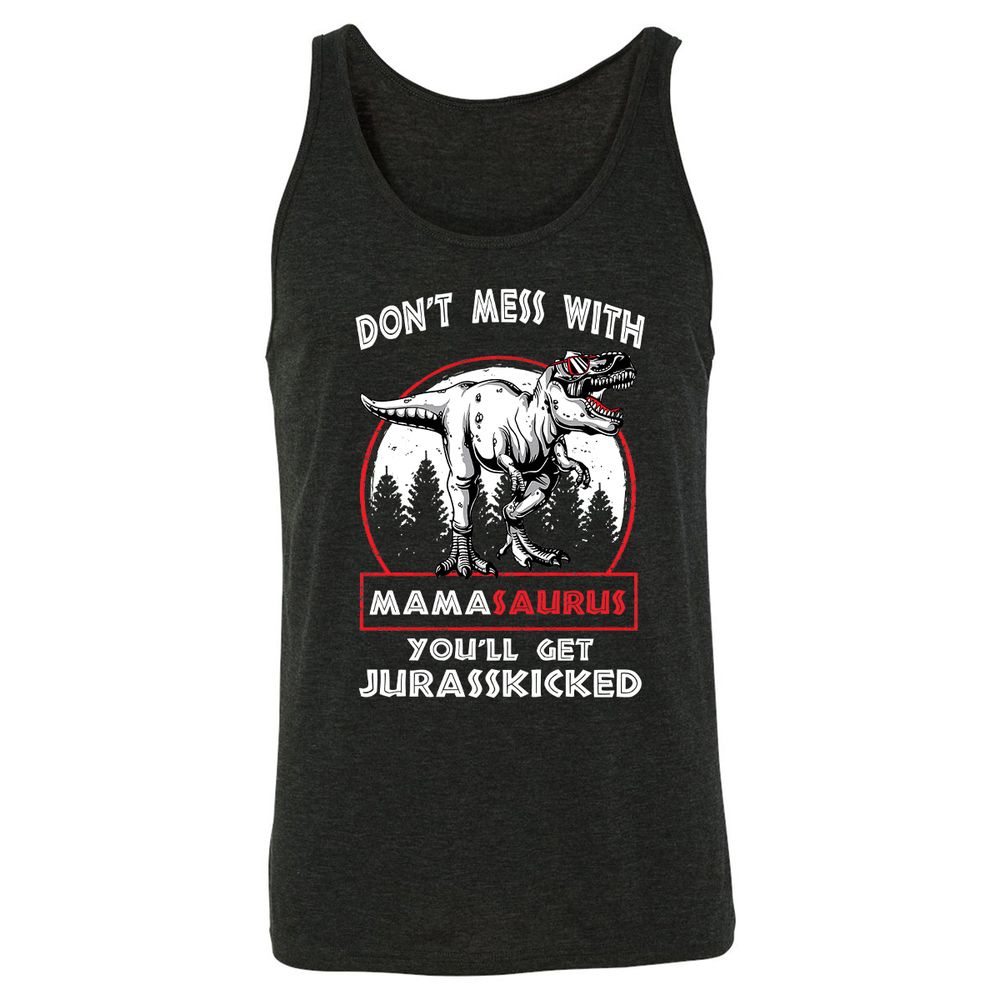 Unisex Jersey Tank - X1RV3E3N - Charcoal Black Triblend - 5